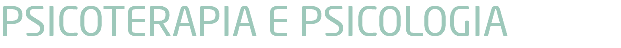 PSICOTERAPIA E PSICOLOGIA